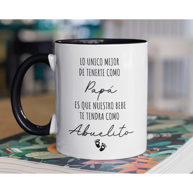 Vas a Ser Abuelo Gift, Baby Announcement Mug in Spanish, Anuncio de Embarazo en espanol Gift, Baby Reveal Spanish, Abuelito Mug.jpg