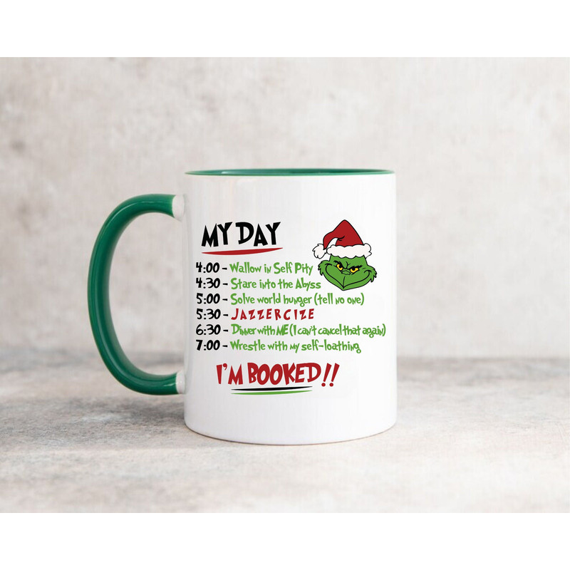 Funny Christmas Mug, To Do List,  Gag Gift for Friends, Secret Santa Gift Ideas, Snarky Mugs, Sarcastic Glass Mug, Gift for Coworker Bestie.jpg