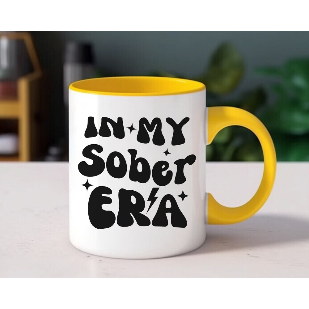 Sober Era Mug 1 Year Sober Mug Funny Sober Gifts, Recovery Gift, Sober Coffee Mug, Sober Anniversary, Aa Gift, Sobriety Gift for Best Friend.jpg