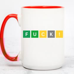 wordle mug for wordle lover birthday gift for boyfriend funny wordle gift for wordle anniversary gift for girlfriend fuc