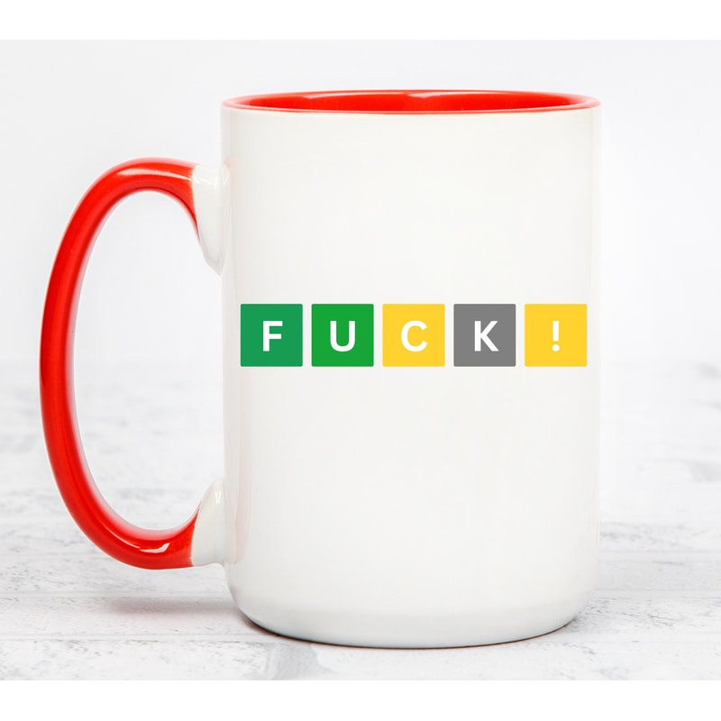 Wordle Mug for Wordle Lover Birthday Gift for Boyfriend Funny Wordle Gift for Wordle Anniversary Gift for Girlfriend Fuck Mug Wordle Cup.jpg