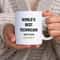 Custom Name World's Best Technician Mug - Coffee Tea Mug Gifts for Technician Friend - Personalized Mugs With 5 Star Review.jpg