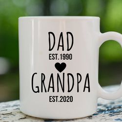dad, grandpa 2, pregnancy announcement, pregnancy reveal, new baby announcement, dad to grandpa, fathersday gift grandpa