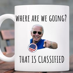 joe biden classified mug, personalized joe biden gift, joe biden classified gaffe gift, funny joe biden gifts, custom jo