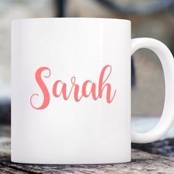 personalized coffee mug, custom name coffee mug, custom mom gift, christmas gift for ladies, custom gift for her, coffee