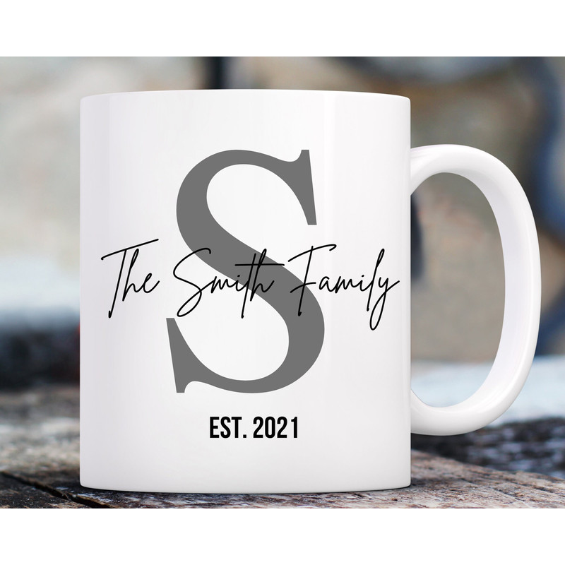 Personalized Family Name Coffee Mug, Custom Name Mug Est Date, Personalized Coffee Mug, Valentines Day Gift,  Vday Gift, Mug for Valentines.jpg