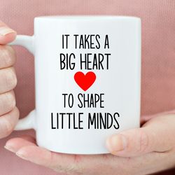 teaching is a work of heart, preschool teacher gift, daycare teacher gift ideas, christmas gift for teacher, unique teac