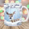 3D Baby Deer Hole In A Wall Mug Wrap, 11oz & 15oz Mug Template, Mug Sublimation Design, Snow Mug Wrap Template, Instant Digital Download PNG.jpg