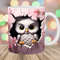 3D Baby Owl Mug Wrap, 11oz And 15oz Mug Template, Mug Sublimation Design, Hole In A Wall Mug Wrap Template, Instant Digital Download PNG.jpg