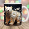 3D Bear Mug Wrap, 11oz And 15oz Mug Template, Mug Sublimation Design, Flowers Mug Wrap Template, Instant Digital Download PNG.jpg