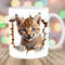 3D Bobcat Hole In A Wall Mug Wrap, 11oz And 15oz Mug Template, Mug Sublimation Design, Mug Wrap Template, Instant Digital Download PNG.jpg