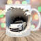 3D Car Mug Wrap, 11oz & 15oz Mug Template, Mug Sublimation Design, Hole In A Wall Mug Wrap Template, Instant Digital Download PNG.jpg