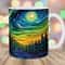 3D Colorful Northern Lights Mug Wrap, 11oz And 15oz Mug Template, Mug Sublimation Design, Mug Wrap Template, Instant Digital Download PNG.jpg