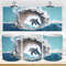 3D Dolphin Mug Wrap, 11oz And 15oz Mug Template, Ocean Dolphin Mug Sublimation Design, 3D Mug Wrap Template, Instant Digital Download PNG.jpg