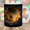 3D Fireman Mug Wrap, 11oz & 15oz Mug Template, Hole In A Wall Mug Sublimation Design, Forest Mug Wrap Template, Instant Digital Download PNG.jpg