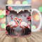 3D Flamingo Hole In A Wall Mug Wrap, 11oz & 15oz Mug Template, Mug Sublimation Design, Heart Mug Wrap Template, Instant Digital Download PNG.jpg