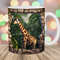 3D Giraffe Mug Wrap, 11oz & 15oz Mug Template, Jungle Mug Sublimation Design, Hole In A Wall Mug Wrap Template, Instant Digital Download PNG.jpg