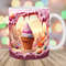 3D Ice-Cream Mug Wrap, 11oz And 15oz Mug Template, Mug Sublimation Design, Hole In A Wall Mug Wrap Template, Instant Digital Download PNG.jpg