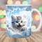 3D Kitten Mug Wrap, 11oz And 15oz Mug Template, Hole In A Wall Mug Sublimation Design, Winter Mug Template, Instant Digital Download PNG.jpg
