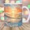 3D Ocean Landscape Mug Wrap, 11oz And 15oz Mug Template, Mug Sublimation Design, Mug Wrap Template, Instant Digital Download PNG.jpg