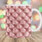 3D Pink Glitter Puffy Mug Wrap, 11oz And 15oz Mug Template, Mug Sublimation Design, Mug Wrap Template, Instant Digital Download PNG.jpg