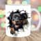 3D Rottweiler Hole In A Wall Mug Wrap, 11oz & 15oz Mug Template, Mug Sublimation Design, Dog Mug Wrap Template, Instant Digital Download PNG.jpg