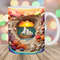 3D Ship Hole In A Wall Mug Wrap, 11oz & 15oz Mug Template, Mug Sublimation Design, Seashell Mug Wrap Template, Instant Digital Download PNG.jpg
