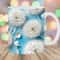 3D White Blue Dandelions Mug Wrap, 11oz & 15oz Mug Template, Mug Sublimation Design, Flowers Mug Wrap Template, Instant Digital Download PNG.jpg