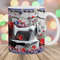 3D White Sewing Machine Mug Wrap, 11oz & 15oz Mug Template, Mug Sublimation Design, Flowers Mug Wrap Template, Instant Digital Download PNG.jpg