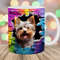 3D Yorkshire Terrier Mug Wrap, 11oz & 15oz Mug Template, Hole In A Wall Mug Sublimation Design, Puppy Mug Wrap, Instant Digital Download PNG.jpg