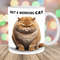 Angry Cat Mug Wrap, 11oz & 15oz Mug Template, Mug Sublimation Design, Not A Morning Cat Mug Wrap Template, Instant Digital Download PNG.jpg