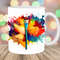 Colorful Paint Splash Mug Wrap, 11oz & 15oz Mug Template, Mug Sublimation Design, Paint Brush Mug Template, Instant Digital Download PNG.jpg