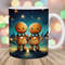 Gingerbread Man Mug Wrap, 11oz & 15oz Mug Template, Mug Sublimation Design, Winter Night Mug Wrap Template, Instant Digital Download PNG.jpg