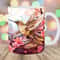 Stained Glass Hummingbird Mug Wrap, 11oz & 15oz Mug Template, Mug Sublimation Design, Flower Mug Wrap Template, Instant Digital Download PNG.jpg