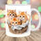 Three Kittens In A Basket Mug Wrap, 11oz & 15oz Mug Template, Mug Sublimation Design, Watercolor Mug Template, Instant Digital Download PNG.jpg