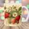Vintage Strawberry Mug Wrap, 11oz And 15oz Mug Template, Mug Sublimation Design, Botanical Mug Wrap Template, Instant Digital Download PNG.jpg