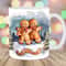 Watercolor Gingerbread Man Mug Wrap, 11oz & 15oz Mug Template, Mug Sublimation Design, Mug Wrap Template, Instant Digital Download PNG.jpg