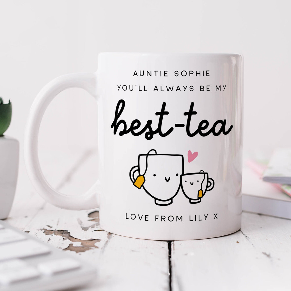 Auntie My Best-Tea Mug - Personalised Gift, Funny Gift, Birthday Gift, Best Auntie Gift.jpg