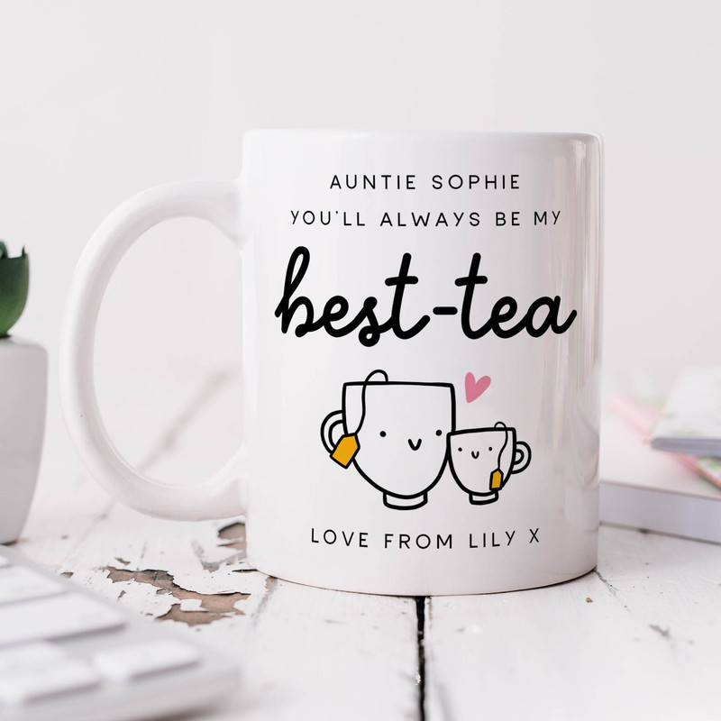 Auntie My Best-Tea Mug - Personalised Gift, Funny Gift, Birthday Gift, Best Auntie Gift.jpg
