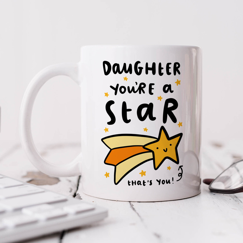 Daughter You're A Star Mug - Personalised Gift, Birthday Gift, Best Daughter Gift.jpg