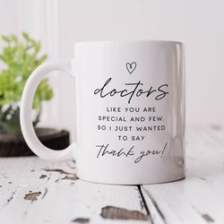 doctors like you are special and few mug personalised doctor gift, thank you gift, best doctor gift