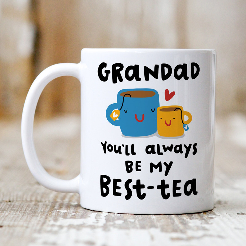 Grandad My Best-Tea - Personalised Mug, Funny Gift, Birthday Gift, Father's Day Gift, Best Grandad Gift.jpg