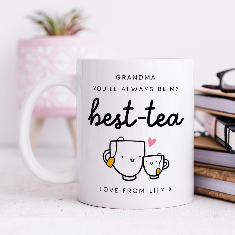 Grandma My Best-Tea Mug - Personalised Gift, Funny Grandma Gift, Birthday Gift, Mother's Day Gift, Best Grandma Gift.jpg