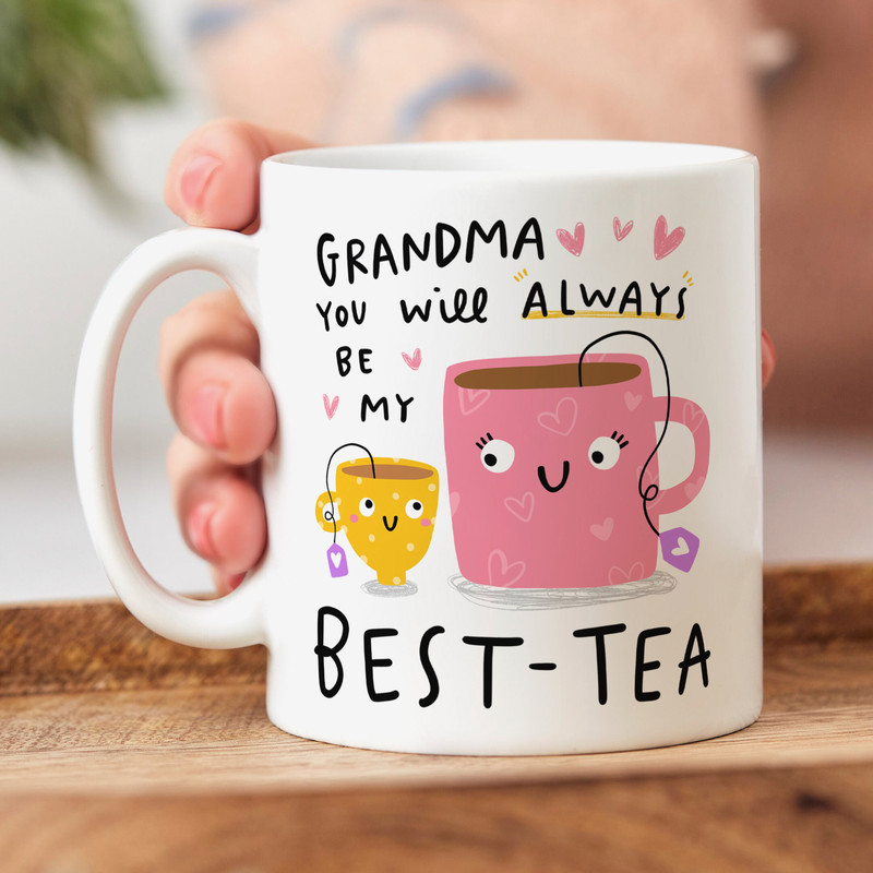 Grandma My Best-Tea Mug - Personalised Gift, Grandma Gift, Birthday Gift, Best Grandma Gift.jpg