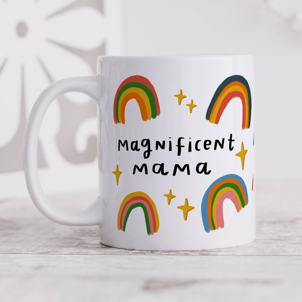 Magnificent Mama Mug - Mum Mug, New Mummy Gift, Friendship Gift, For Her, Birthday Gift, Thank You Gift Mug, Personalised Mug.jpg
