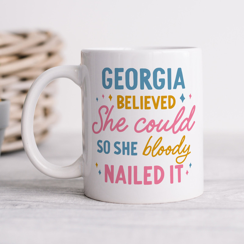 Personalised Congrats Mug, She Believed She Could Mug - Congrats Gift, Friendship Gift, New Job Promotion, Graduation Gift.jpg