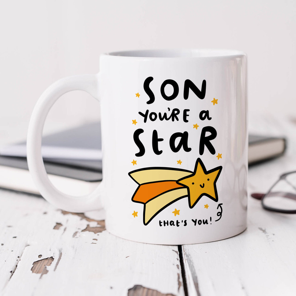 Son You're A Star Mug - Personalised Gift, Birthday Gift, Best Son Gift.jpg