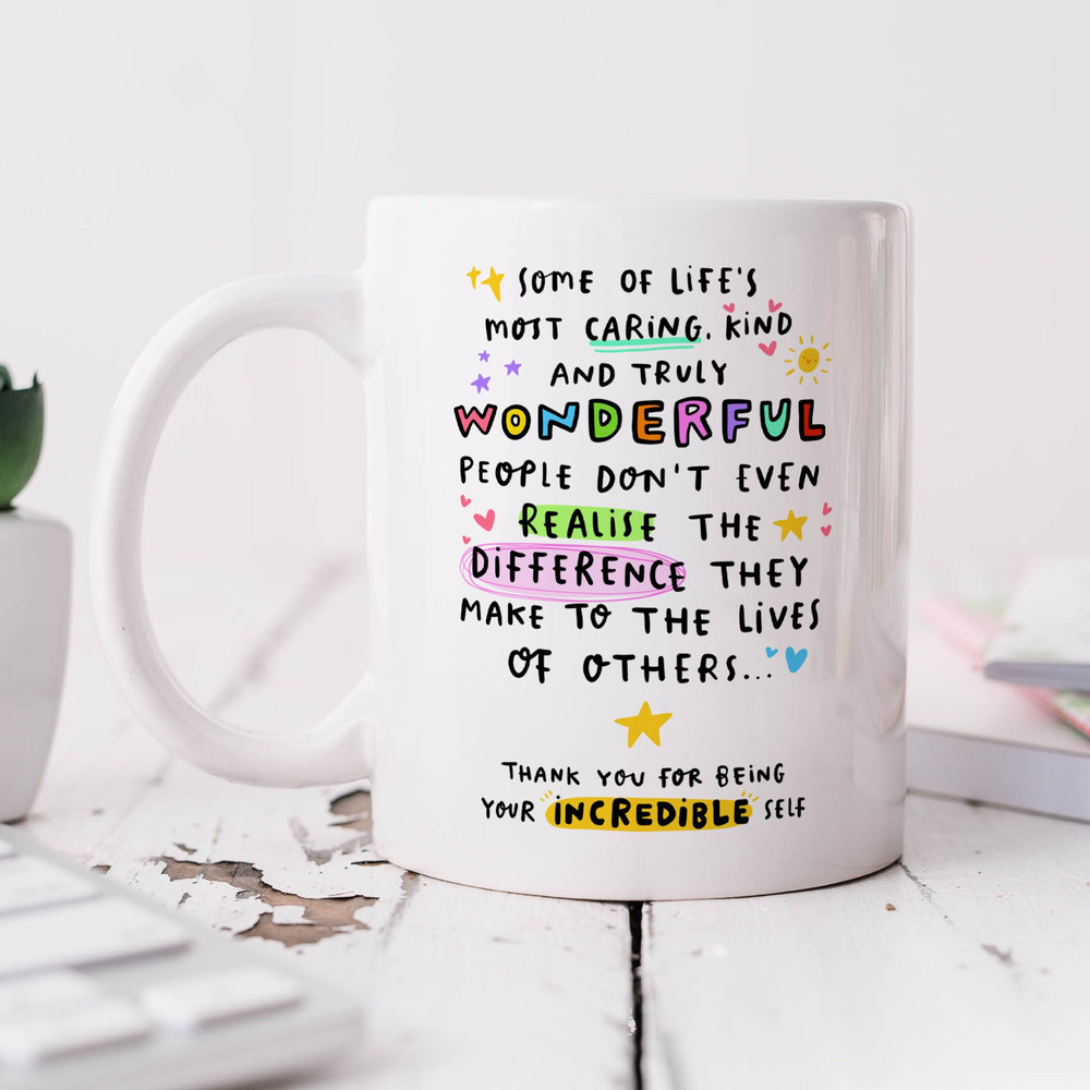 Thank You For Being Your Incredible Self, Personalised Mug, Personalised Gift, Thank You Gift, Friendship Gift, Positivity.jpg