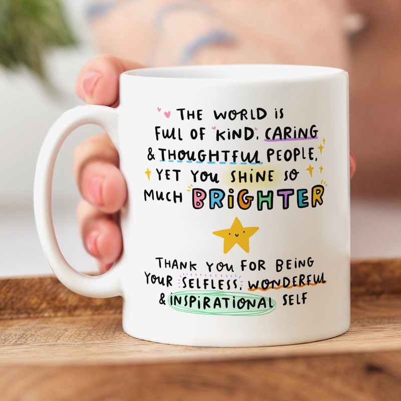 Thank You For Being Your Wonderful Self Mug, Personalised Gift, Friendship Gift, Thank You Gift, Best Friend, Positivity.jpg