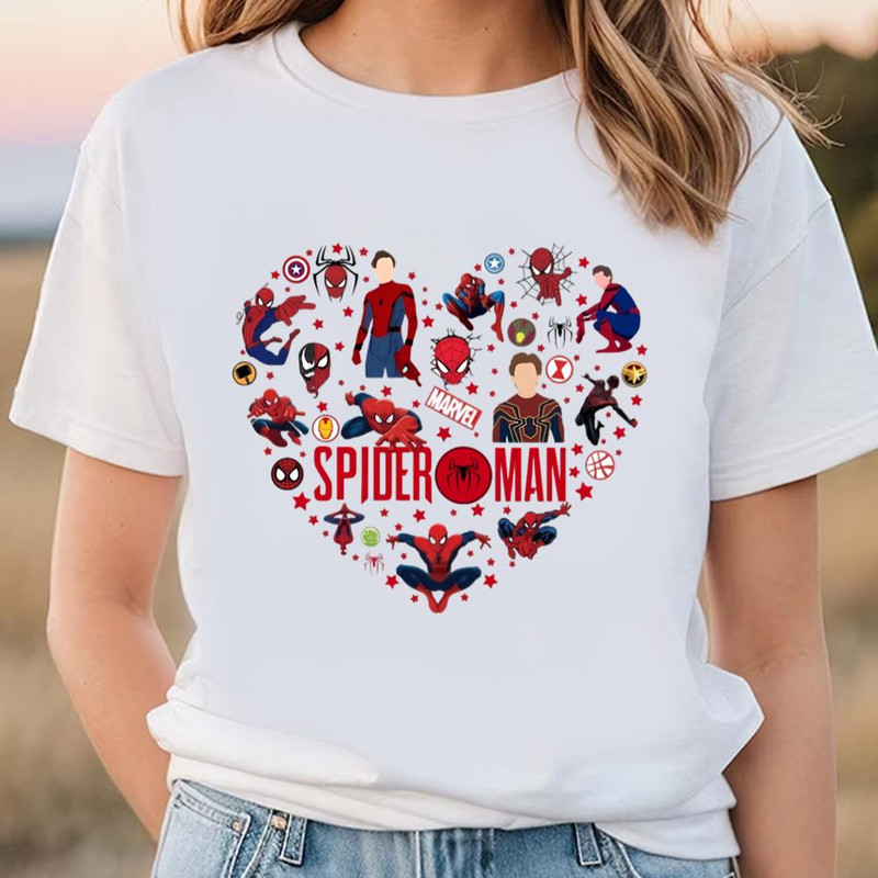 Avengers Team No Way Home Valentines Day Spiderman Shirt.jpg